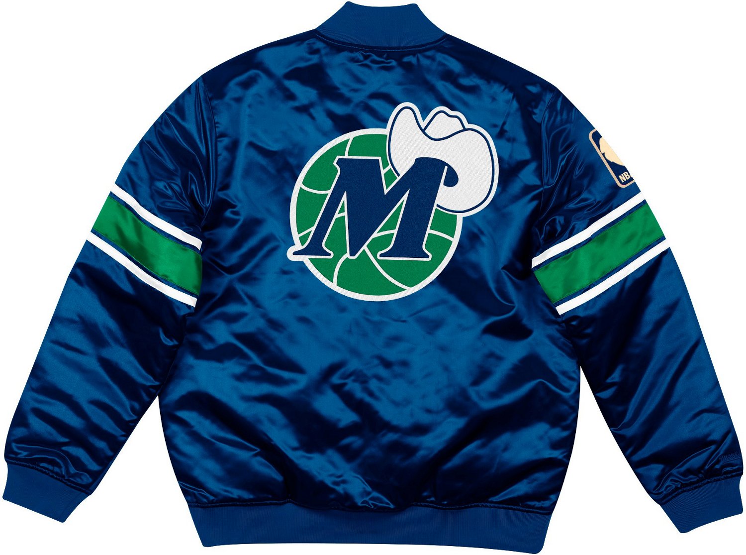 Mitchell & Ness Men's Dallas Mavericks Hardwood Classic Satin Jacket ...