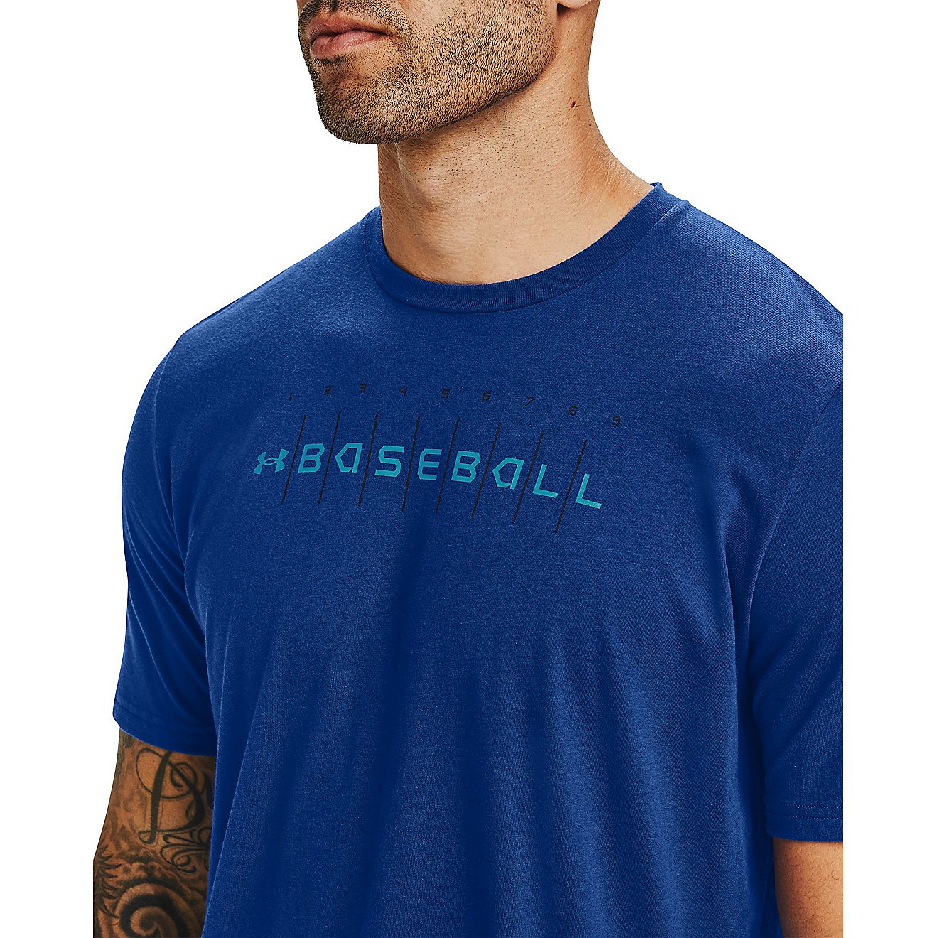Under Armour Men's Wordmark Baseball T-shirt                                                                                     - view number 3