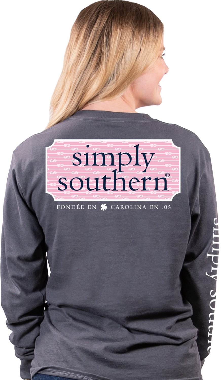 Simply Southern Women's Rope Logo Long Sleeve Tshirt Academy
