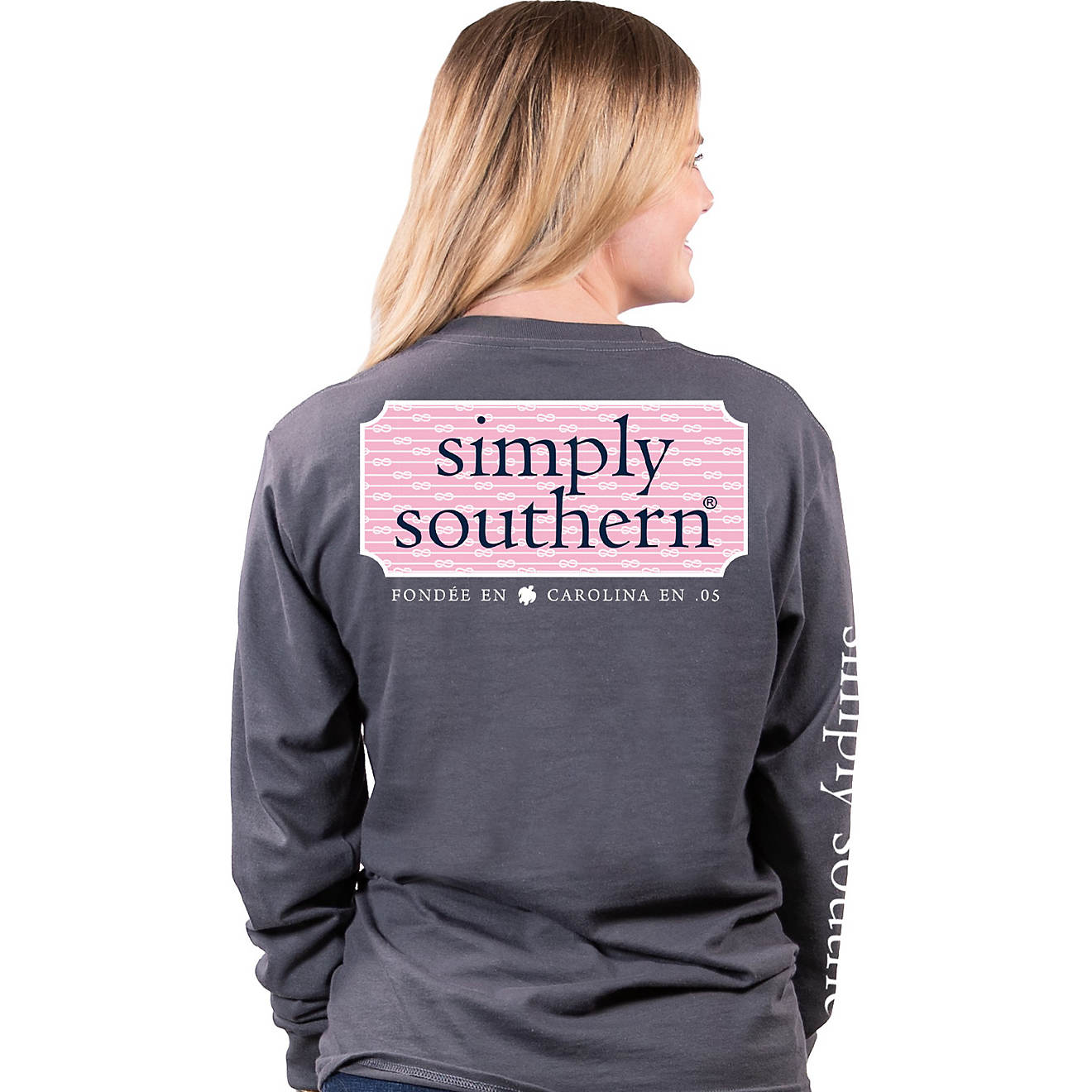 Simply Southern Women's Rope Logo Long Sleeve T-shirt | Academy