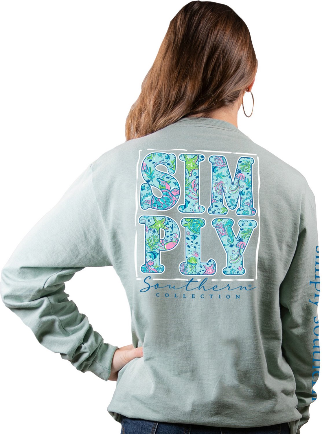 Simply Southern Women's Simply Long Sleeve Tshirt Academy