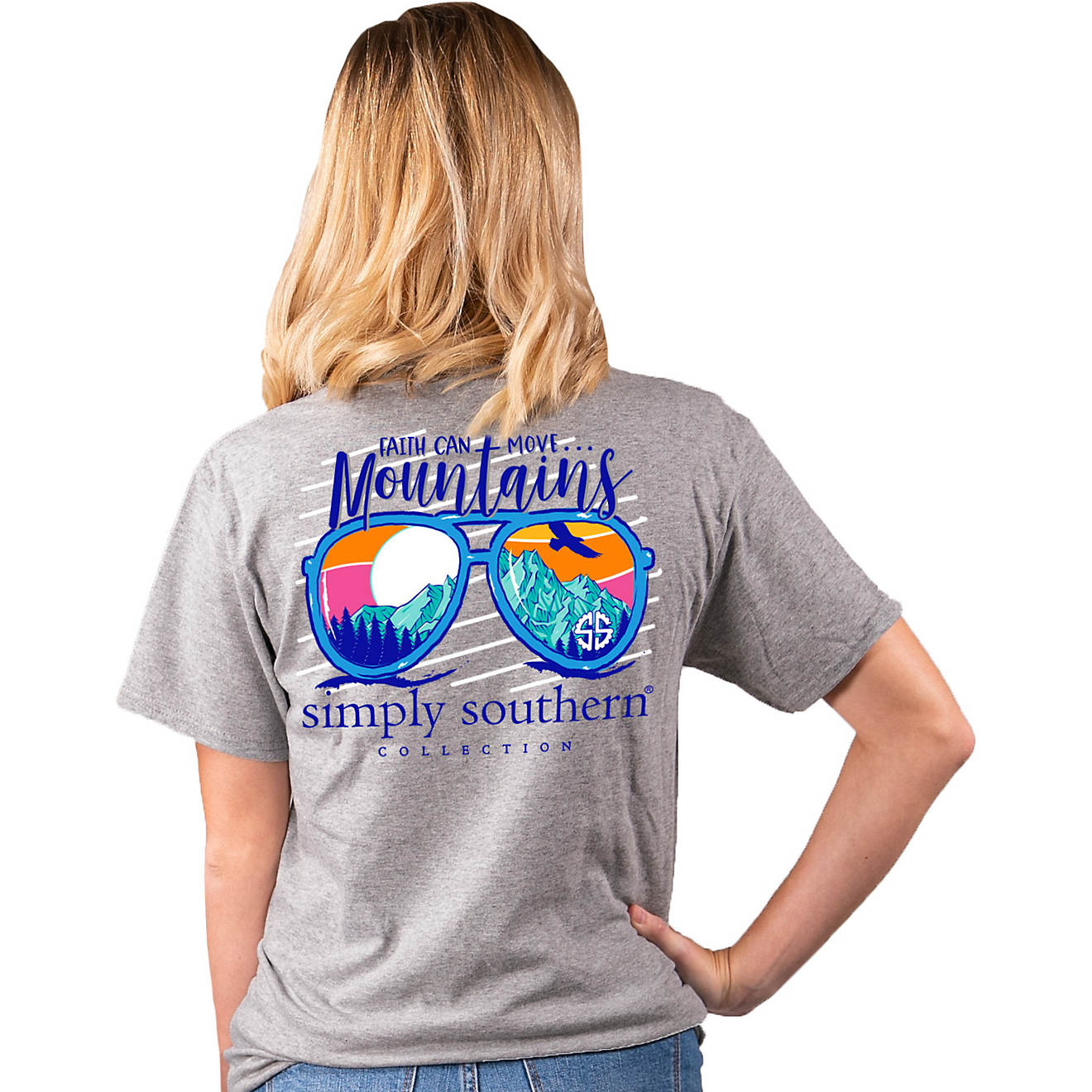 Simply Southern Women's Faith Short Sleeve T-shirt                                                                               - view number 1