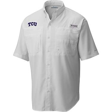 Columbia Sportswear Men's Texas Christian University Tamiami Short Sleeve Shirt                                                 
