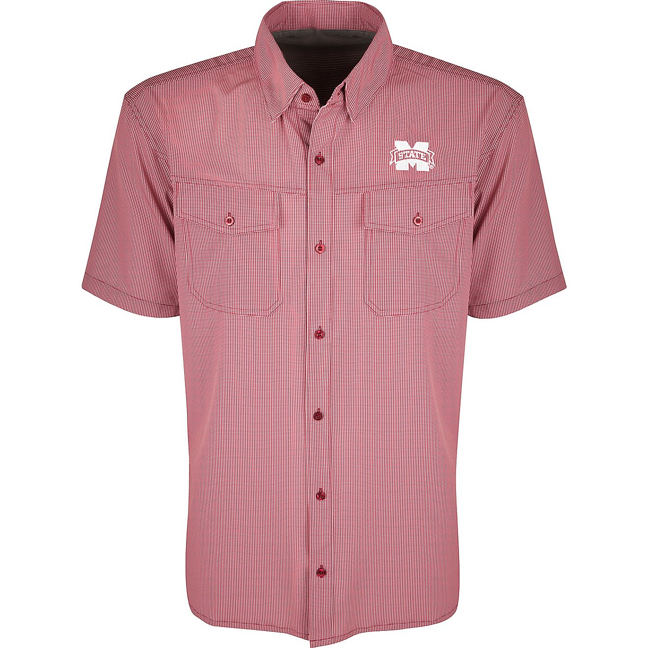 Drake Men's Mississippi State University Traveler's Short Sleeve Shirt                                                           - view number 1
