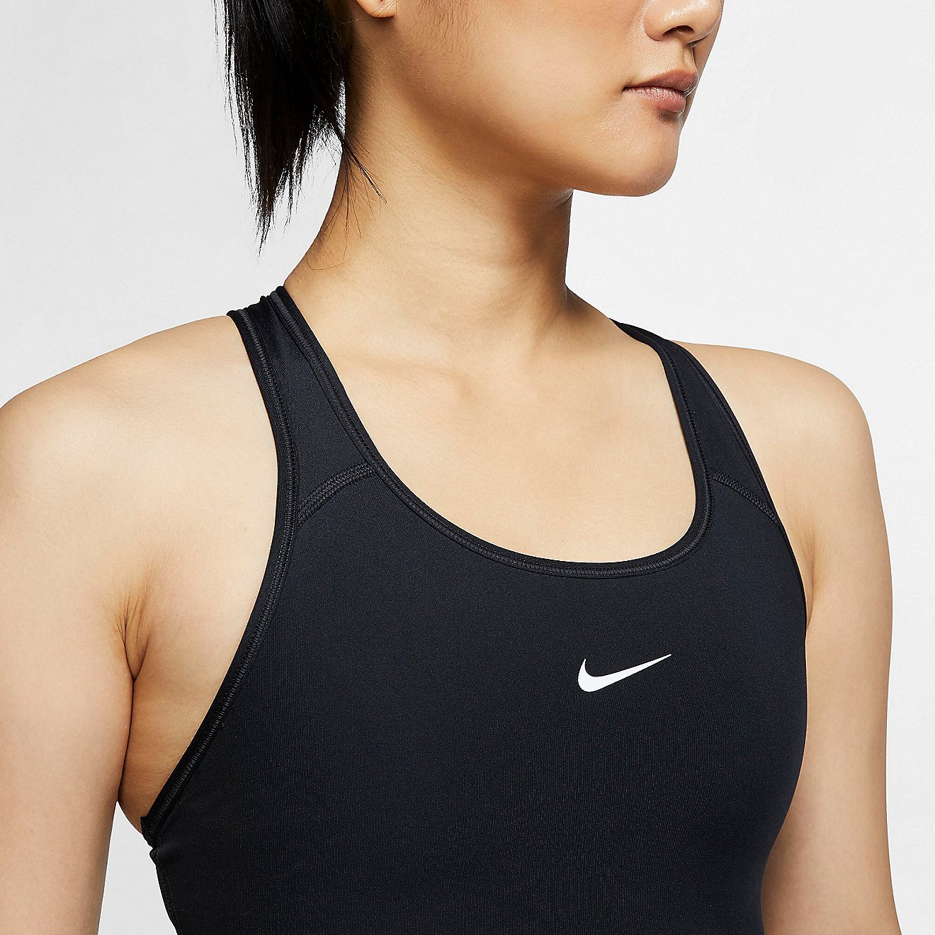 Nike Women's Medium Support Swoosh Sports Bra                                                                                    - view number 3