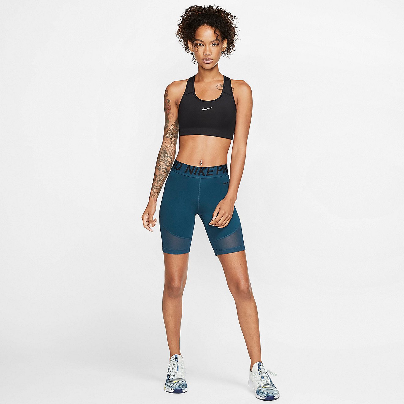 Nike Women's Medium Support Swoosh Sports Bra                                                                                    - view number 5