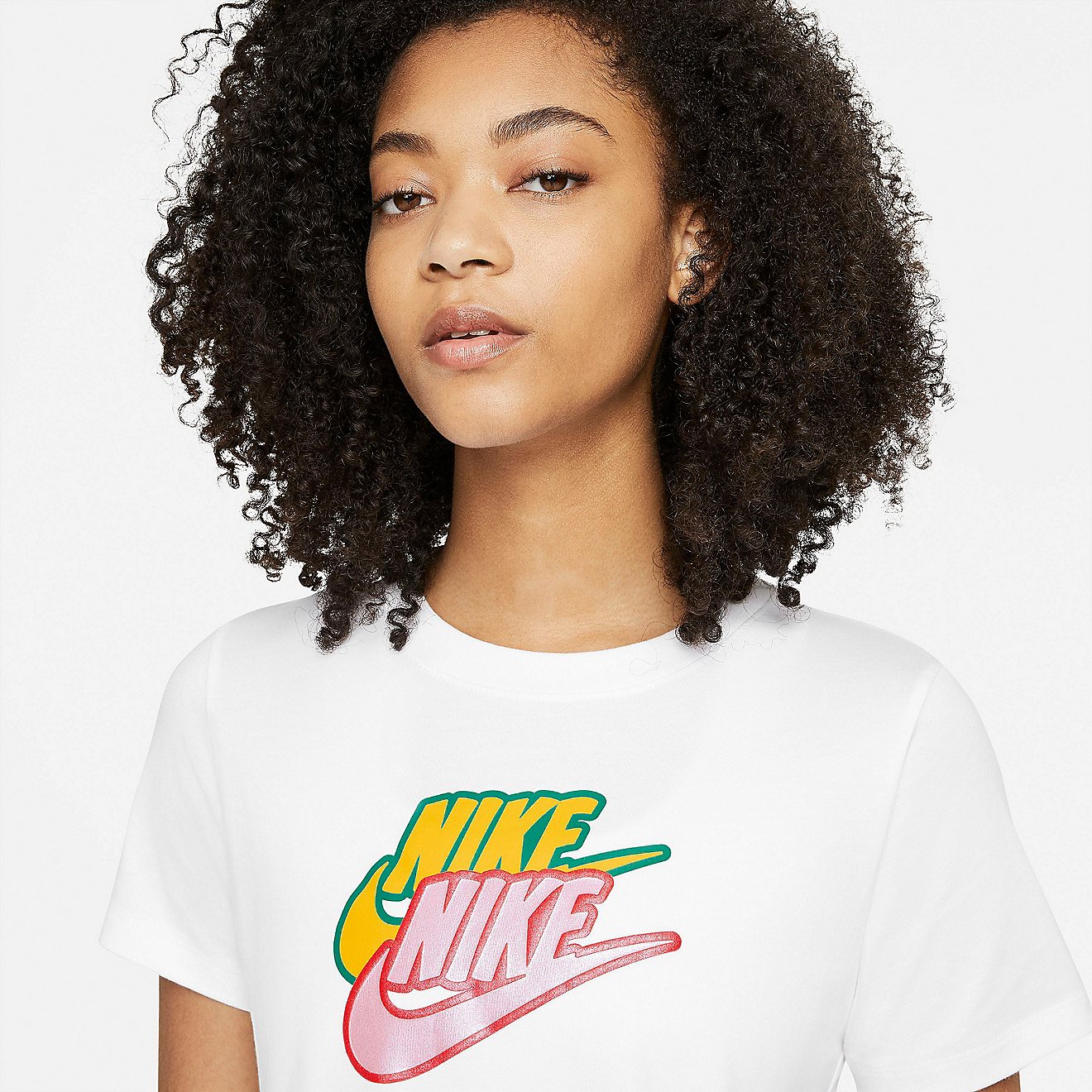 Nike Women's Sportswear Sticker Short Sleeve T-shirt                                                                             - view number 3