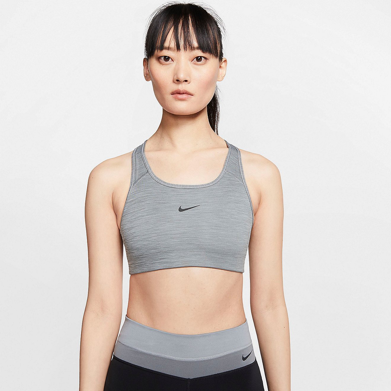 Nike Women's Medium Support Swoosh Sports Bra                                                                                    - view number 1