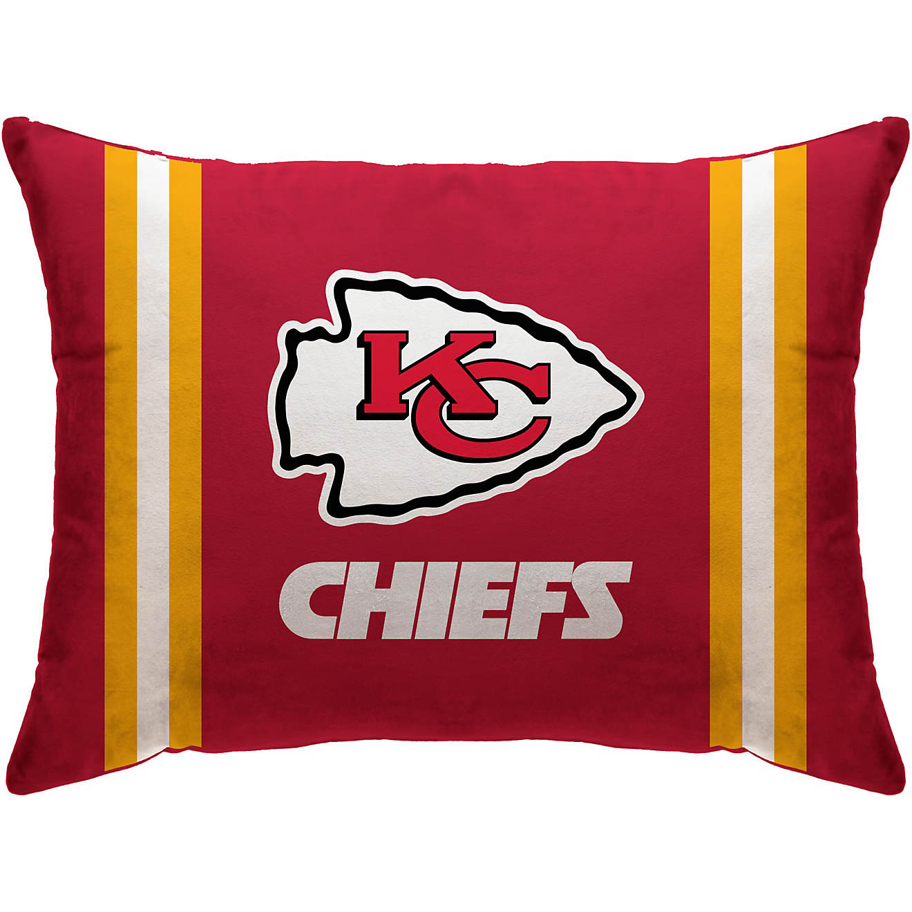 Pegasus Sports Kansas City Chiefs Logo 20 in x 26 in Bed Pillow                                                                  - view number 1