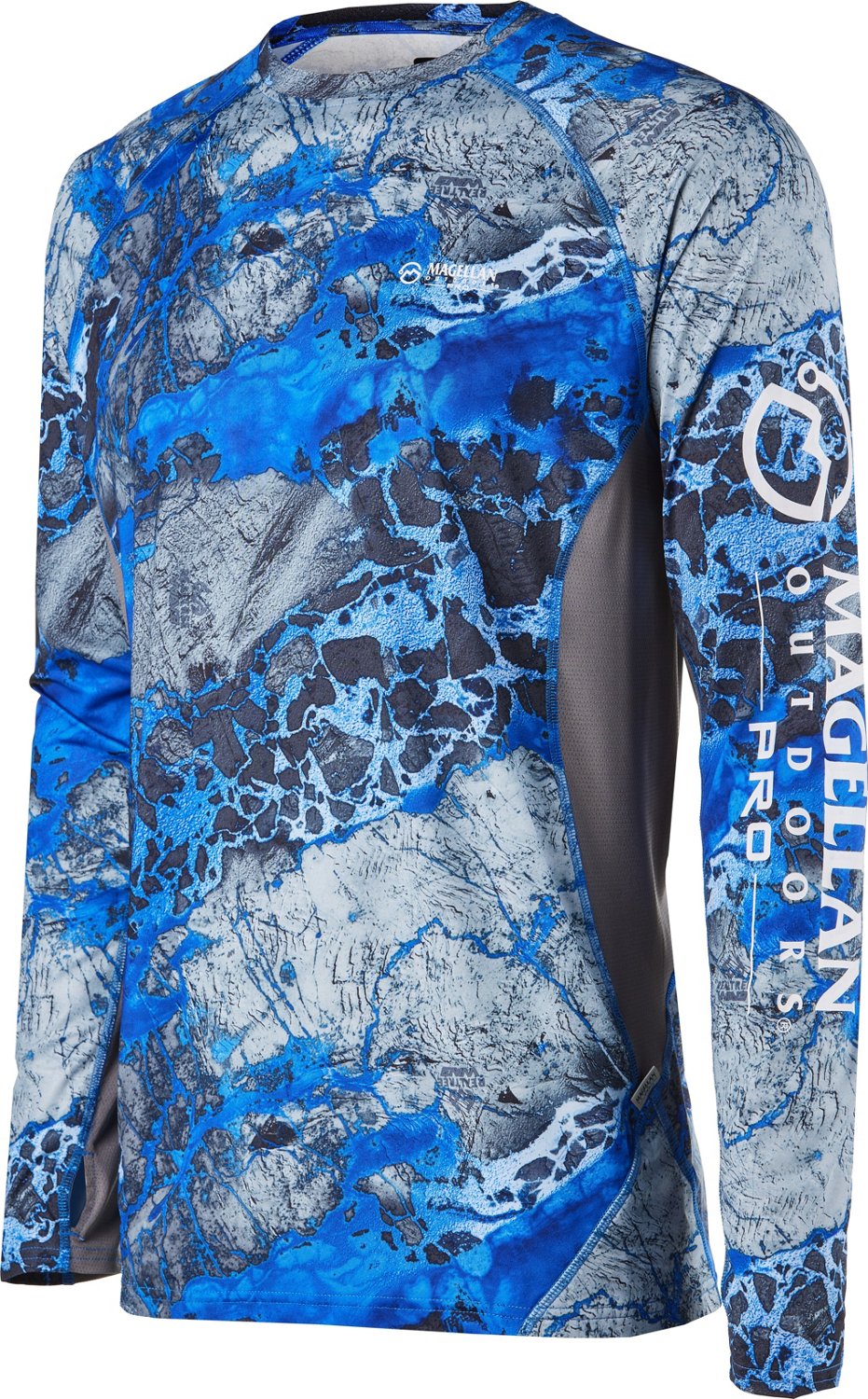 Magellan Outdoors Men's Pro Angler Pieced Realtree Wav3 Camo Long