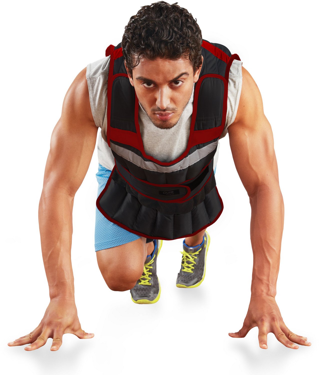 Pure Fitness Adjustable 40 lb. Weighted Vest Academy