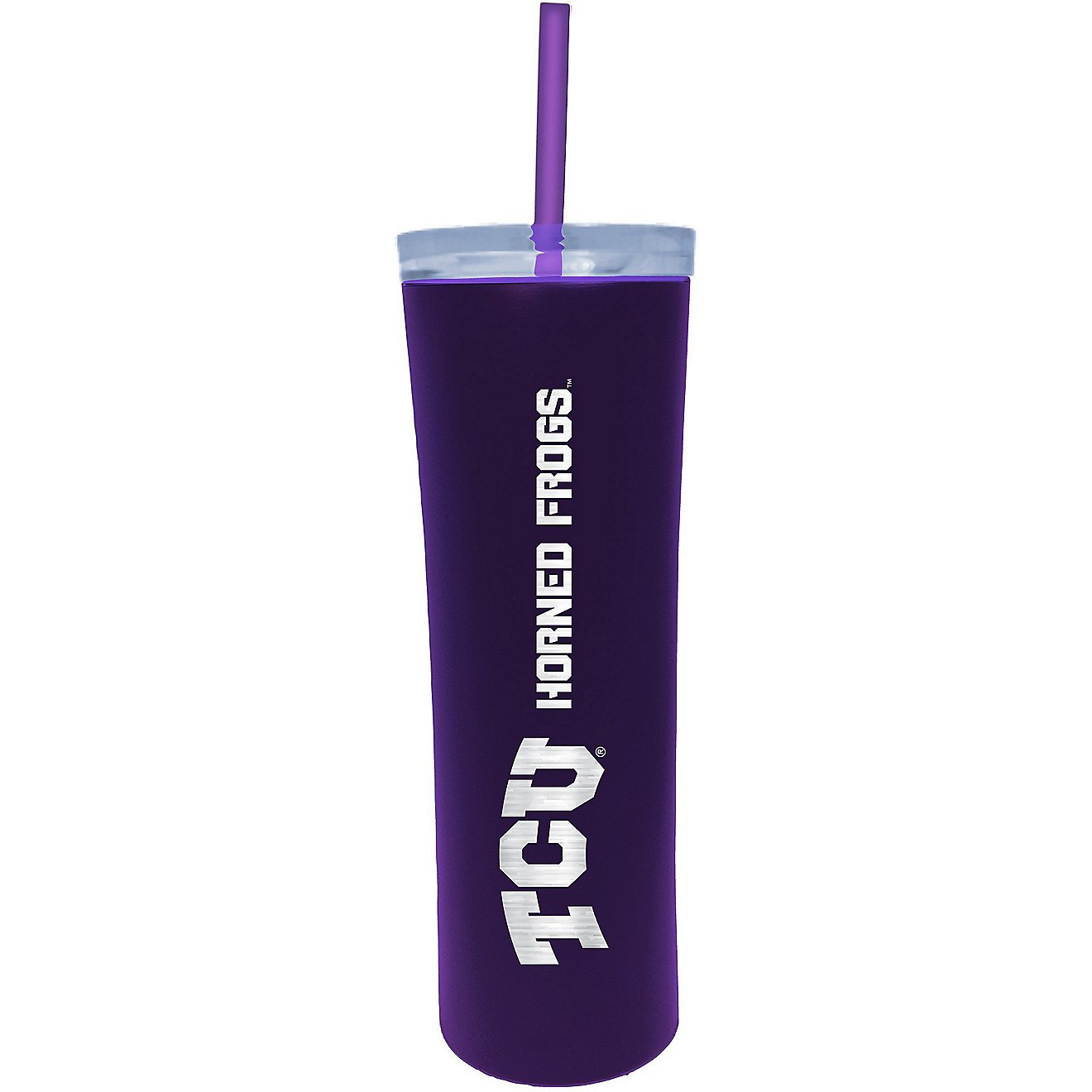Great American Products Texas Christian University 18 oz Skinny Tumbler                                                          - view number 1