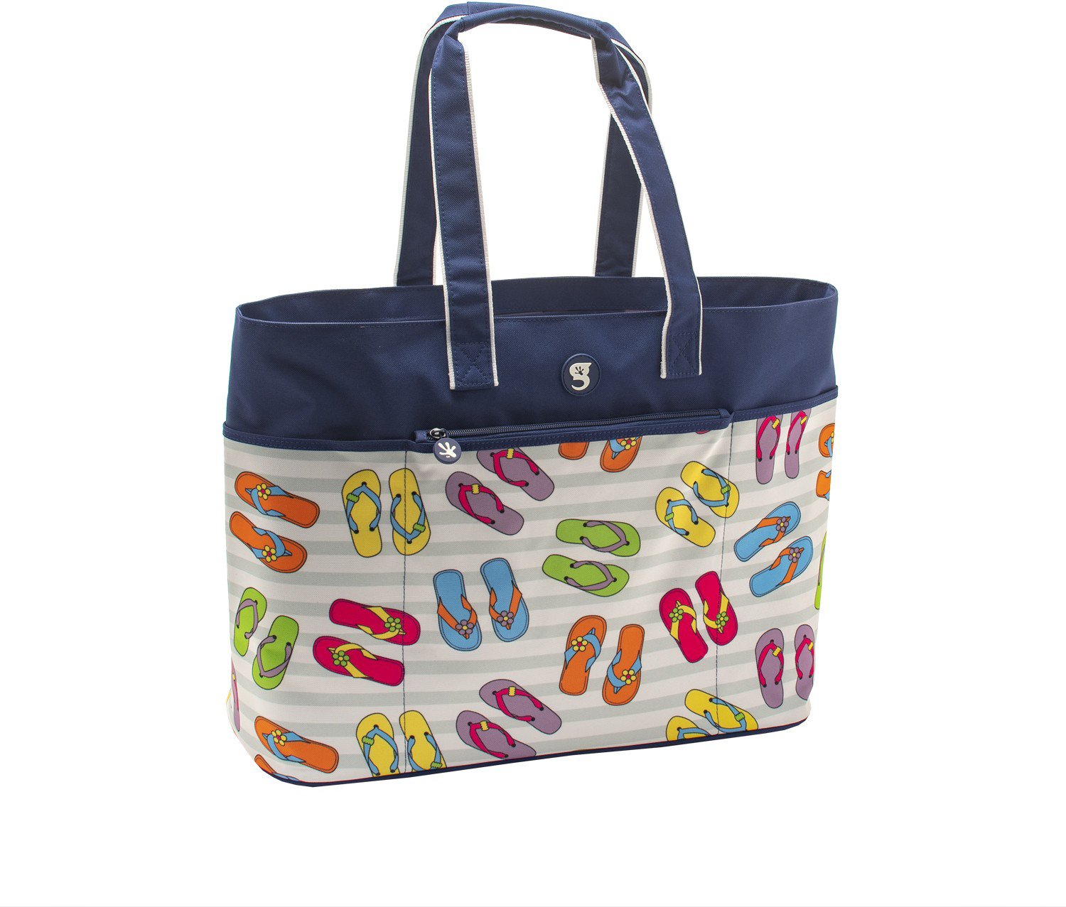 geckobrands beach tote bag