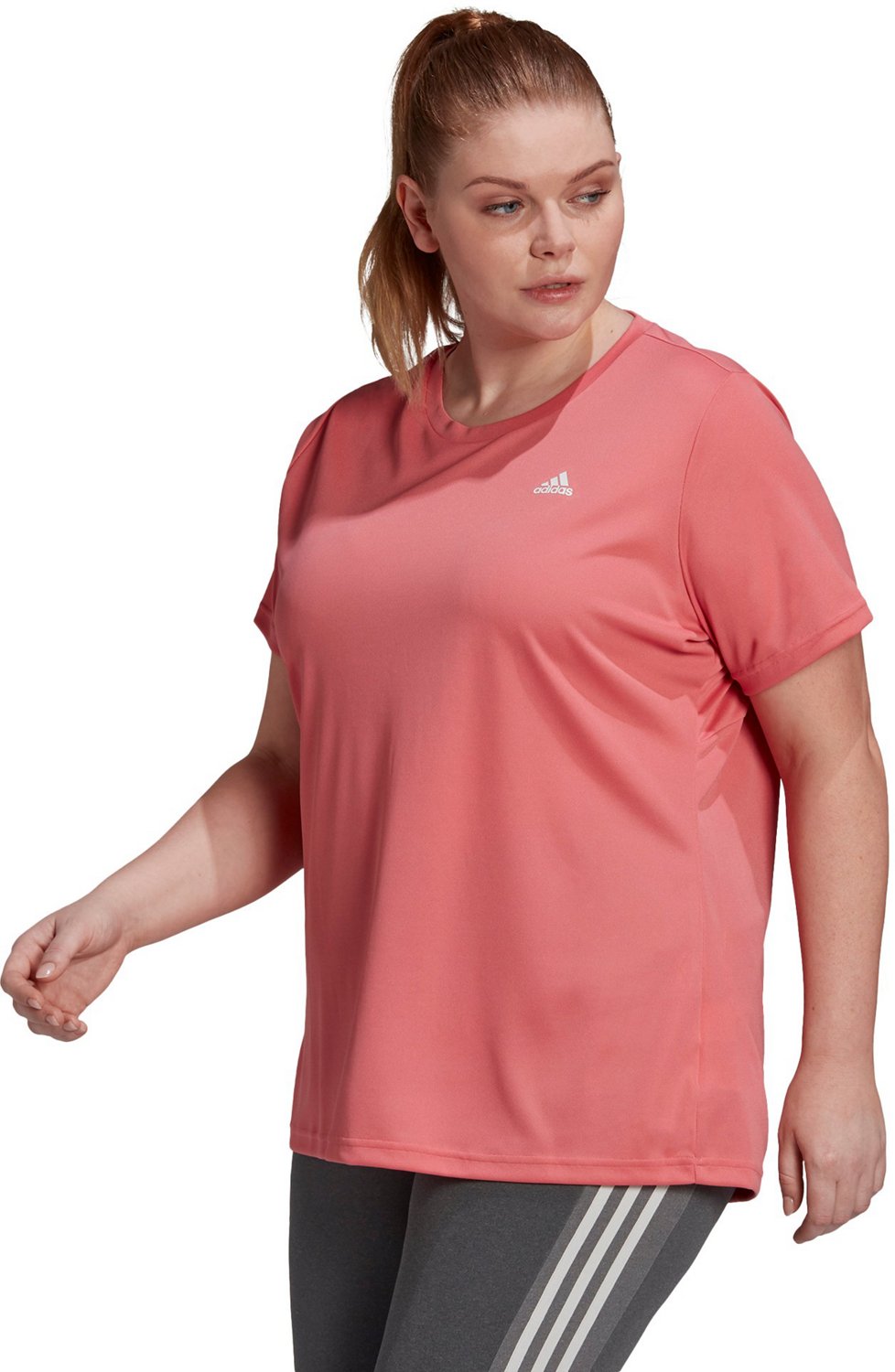 adidas women's plus size shirts