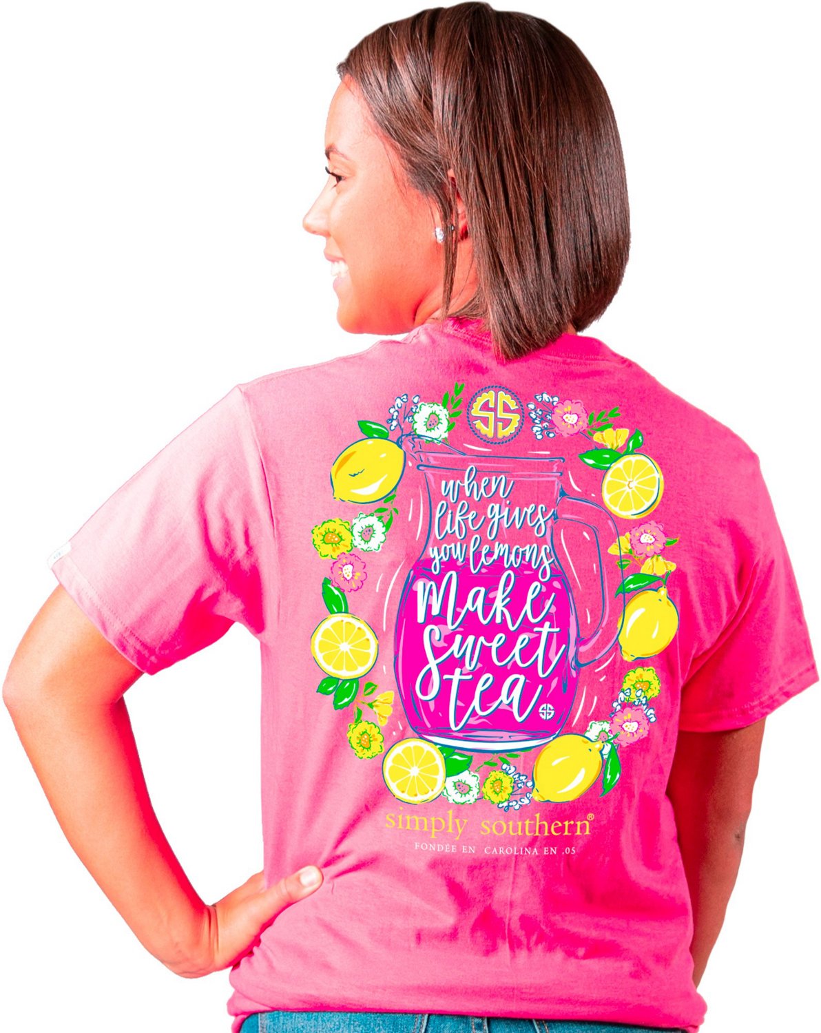 Simply Southern Womens Sweet Tea Graphic T Shirt Academy 5175