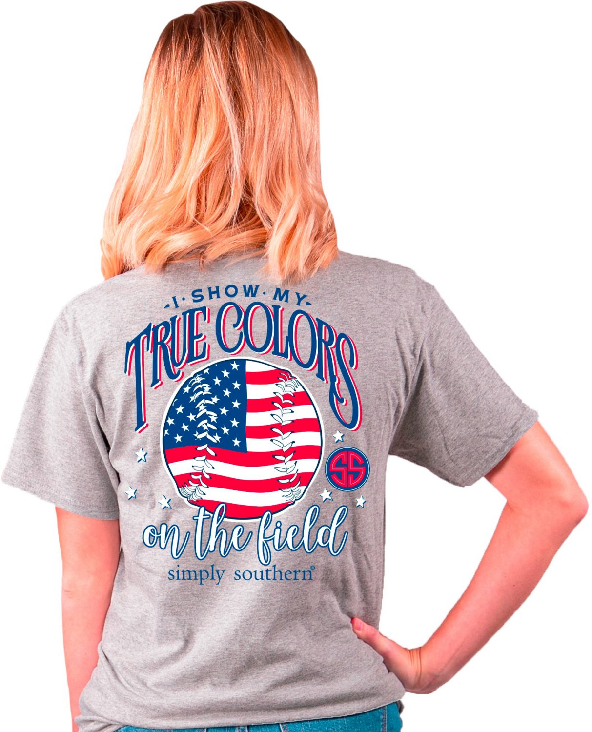 Simply Southern Women's True Baseball Graphic T-shirt | Academy