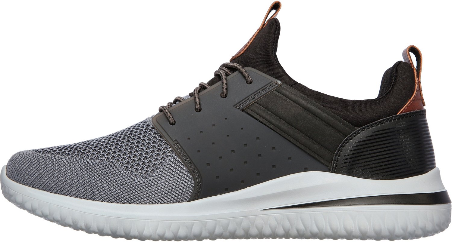 skechers men's delson 3.0 cicada slip on shoes