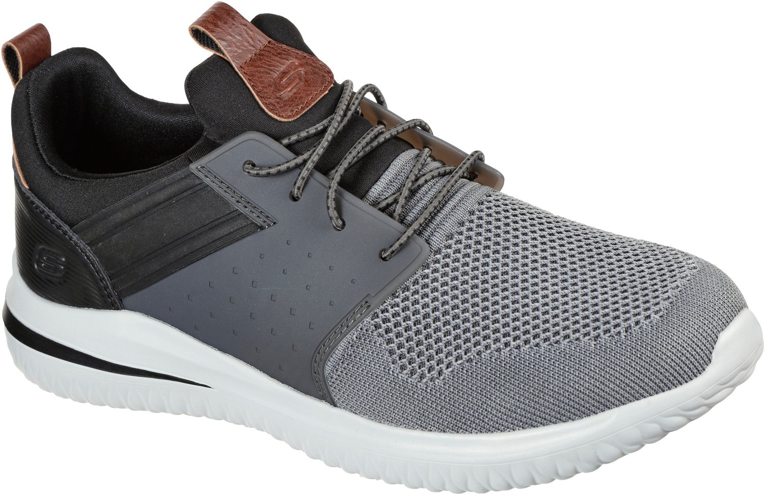 skechers men's delson 3.0 cicada slip on shoes