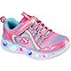 SKECHERS Girls'  Pre-School  Heart Lights Rainbow Lux Shoes                                                                      - view number 1 image