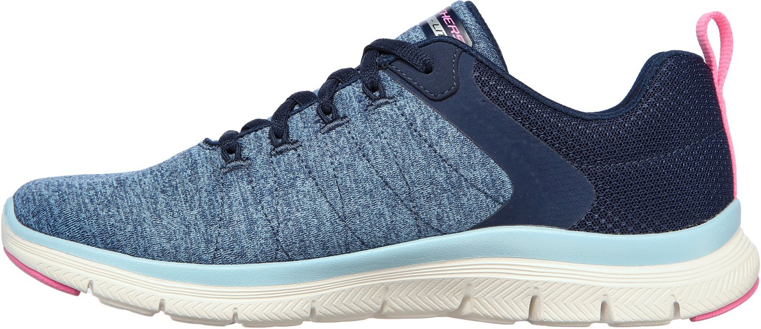 skechers womens flex appeal 4.0 waterproof trainer