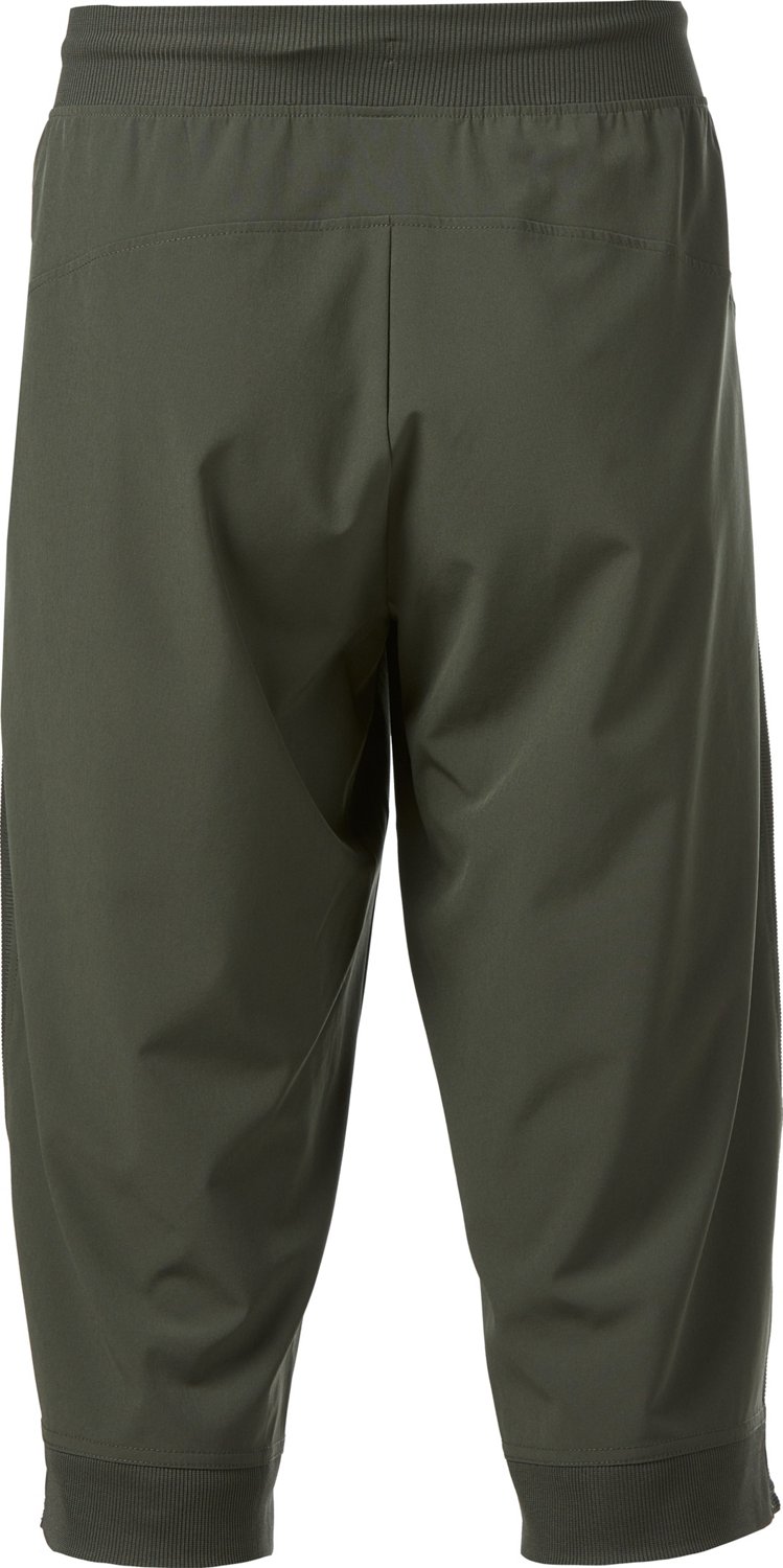 BCG Women's Woven Capri Leggings Academy