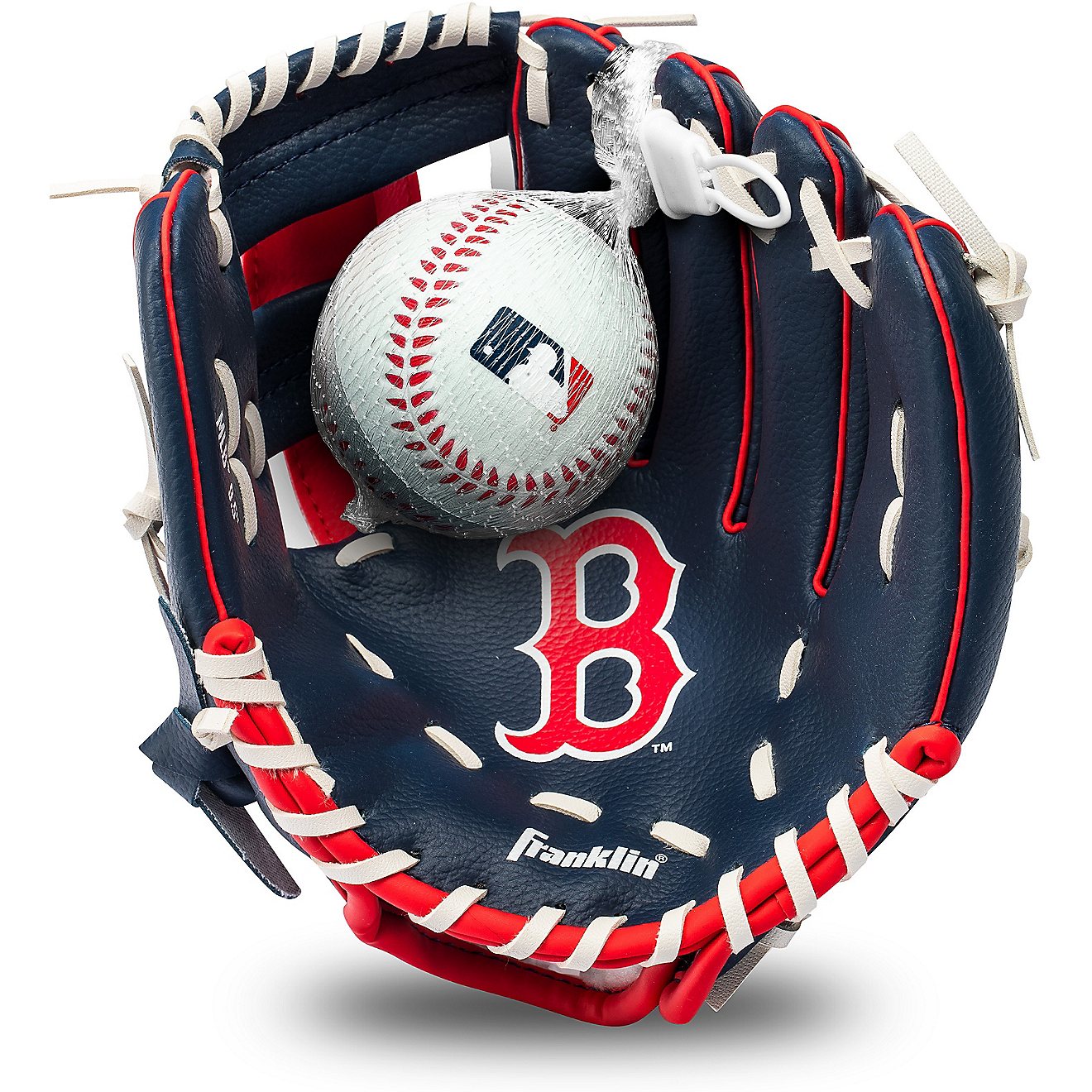 Franklin Kids' Boston Red Sox MLB Team Glove and Ball Set                                                                        - view number 1