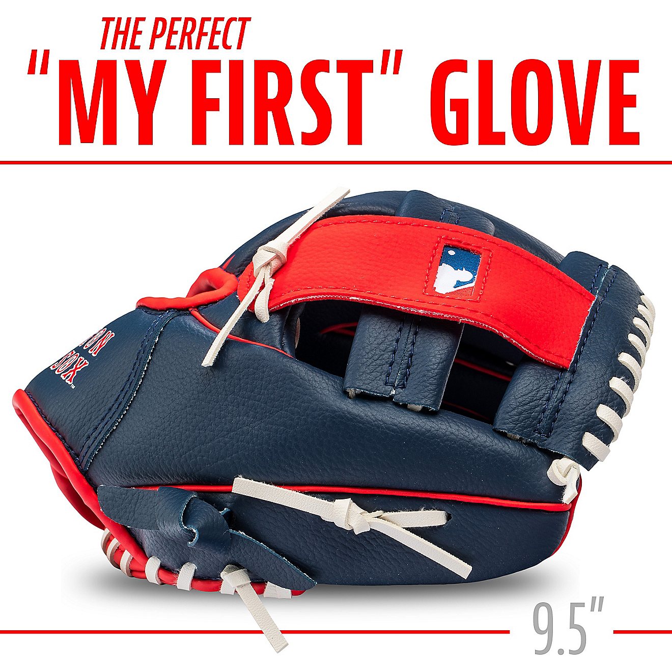 Franklin Kids' Boston Red Sox MLB Team Glove and Ball Set                                                                        - view number 3