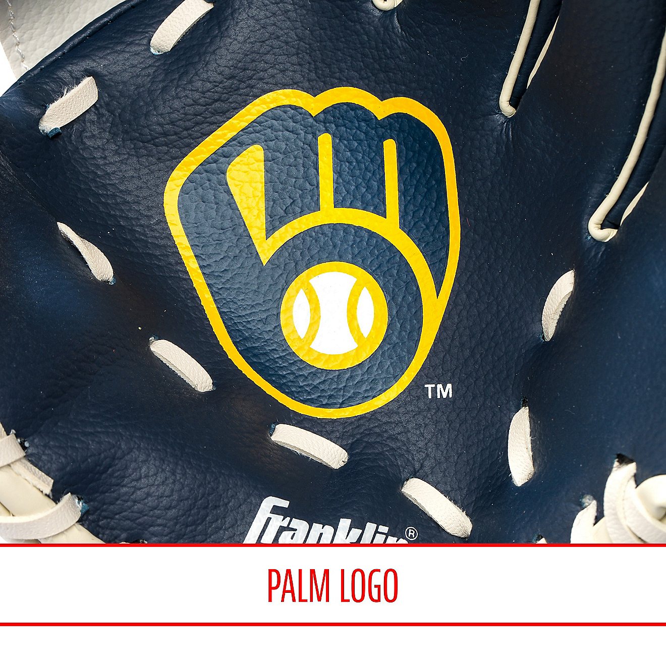 Franklin Youth MLB Milwaukee Brewers T-ball Glove and Ball Set                                                                   - view number 5