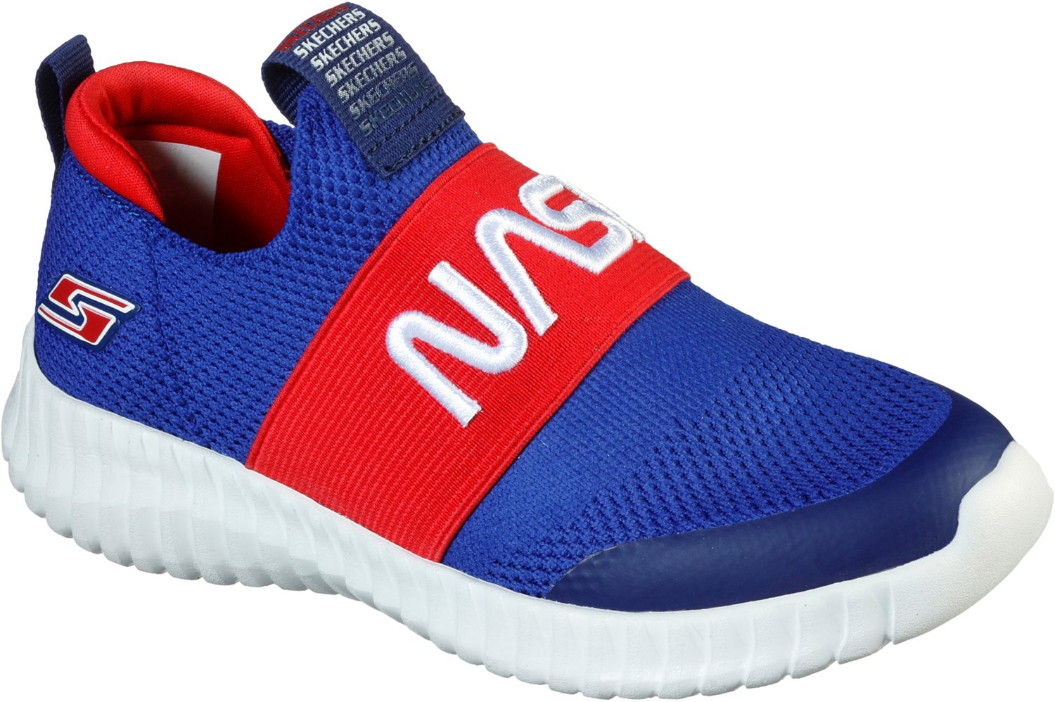 SKECHERS Boys' NASA Elite Flex Retro Rocket Shoes Academy