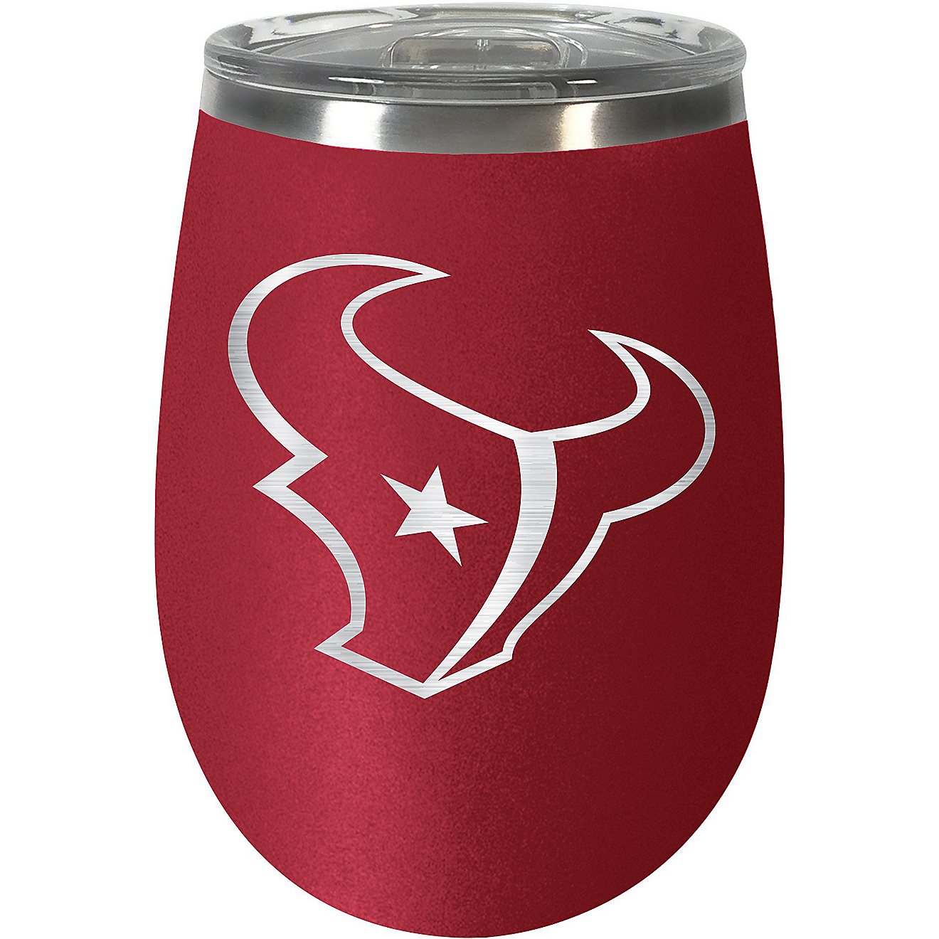 Great American Products Houston Texans Blush 10 oz Wine Tumbler                                                                  - view number 1