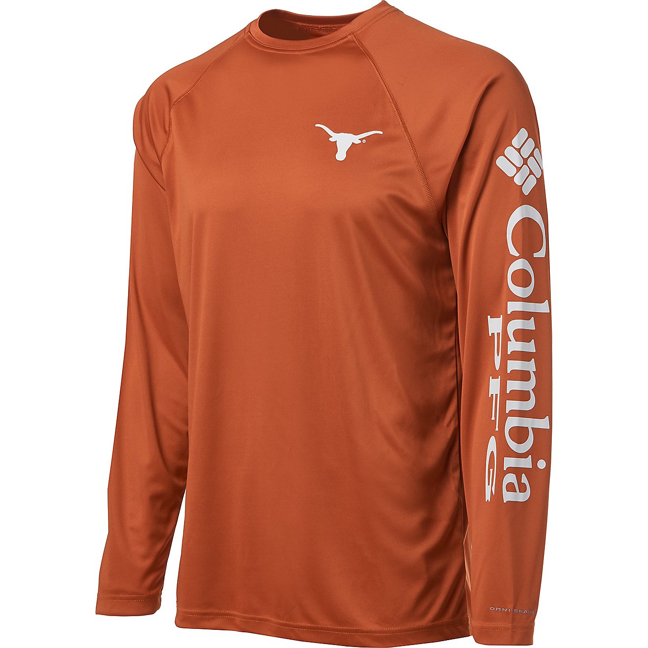 Columbia Sportswear Men's University of Texas Terminal Tackle Long Sleeve T-shirt                                                - view number 6