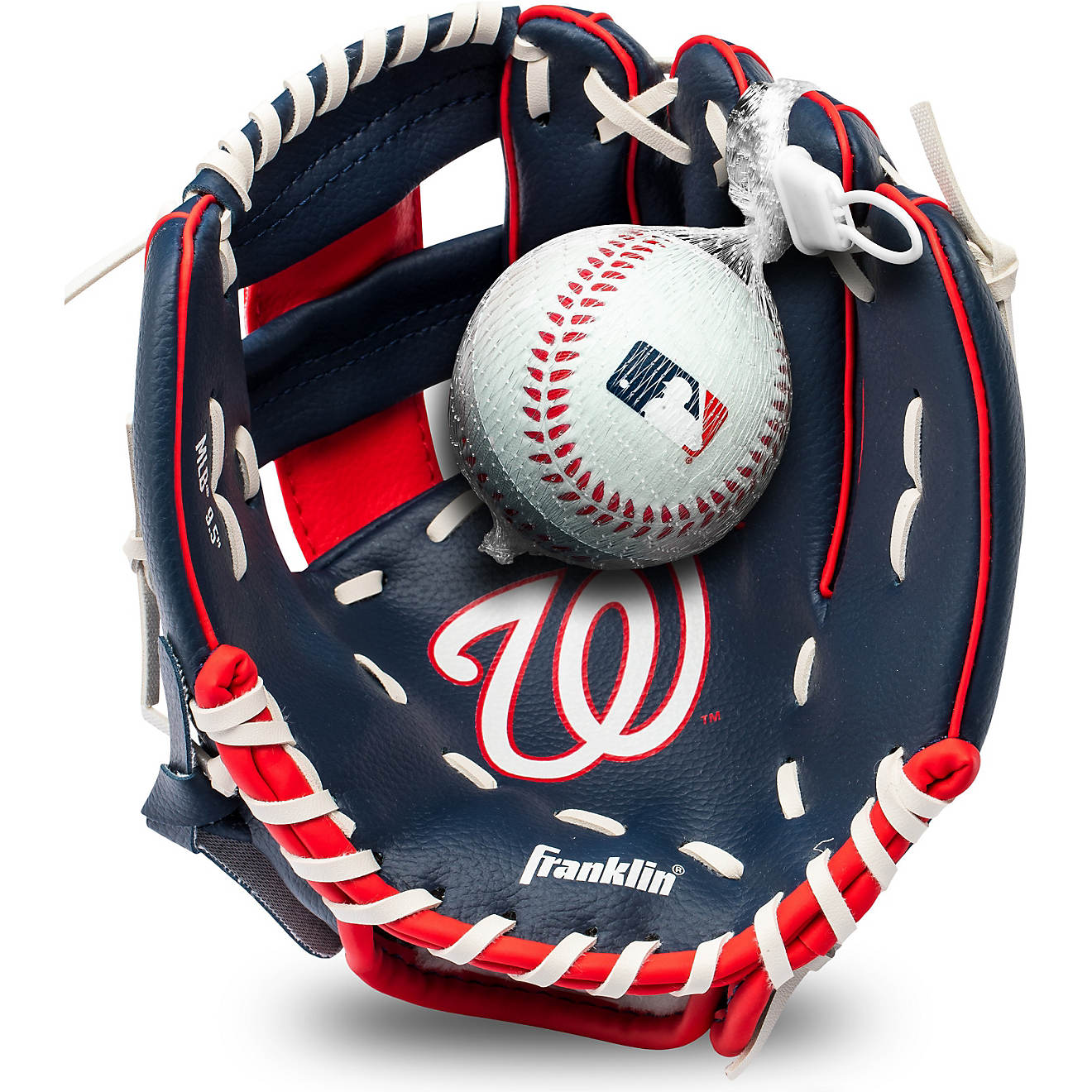 Franklin Youth MLB Washington Nationals T-ball Glove and Ball Set                                                                - view number 1