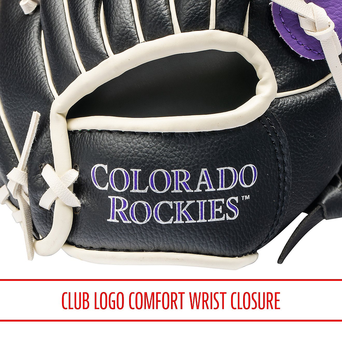 Franklin Youth MLB Colorado Rockies T-ball Glove and Ball Set                                                                    - view number 4