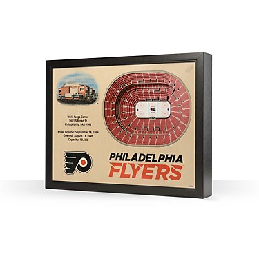 YouTheFan Philadelphia Flyers 25-Layer StadiumViews 3-D Wall Art