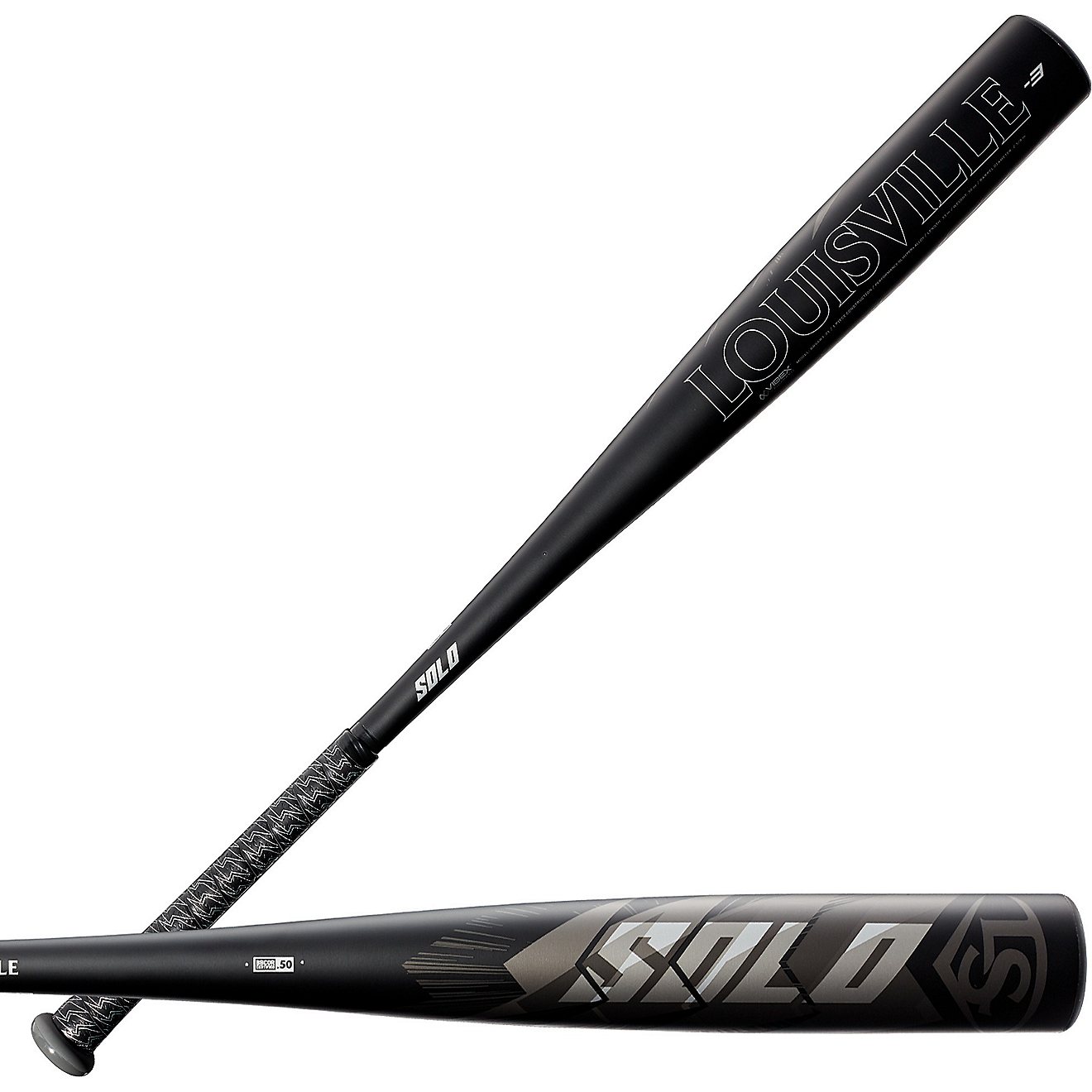 Louisville Slugger Solo 2021 BBCOR Alloy Baseball Bat (-3)                                                                       - view number 8