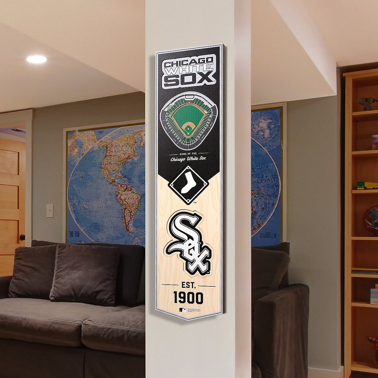 YouTheFan Chicago White Sox 8 x 32 in 3-D Stadium Banner                                                                         - view number 2