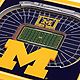 YouTheFan University of Michigan 3-D StadiumViews 2-Piece Coaster Set                                                            - view number 2 image
