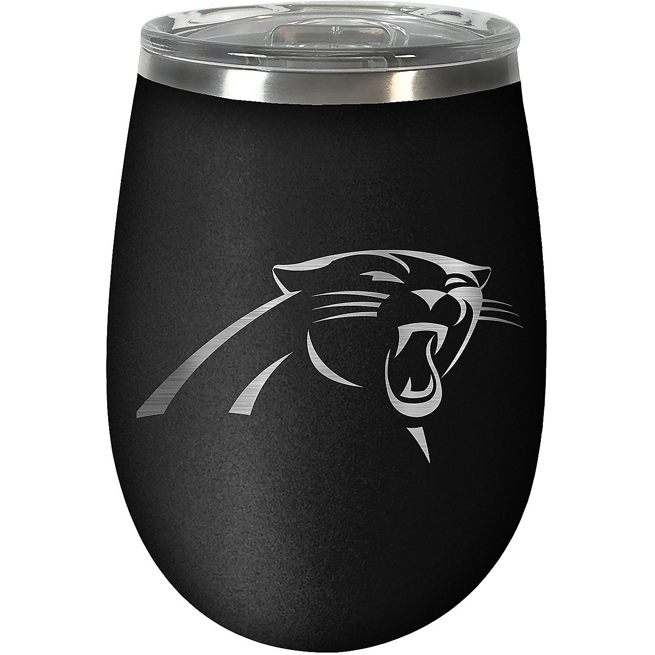 Great American Products Carolina Panthers Stealth Blush 10 oz Wine Tumbler                                                       - view number 1