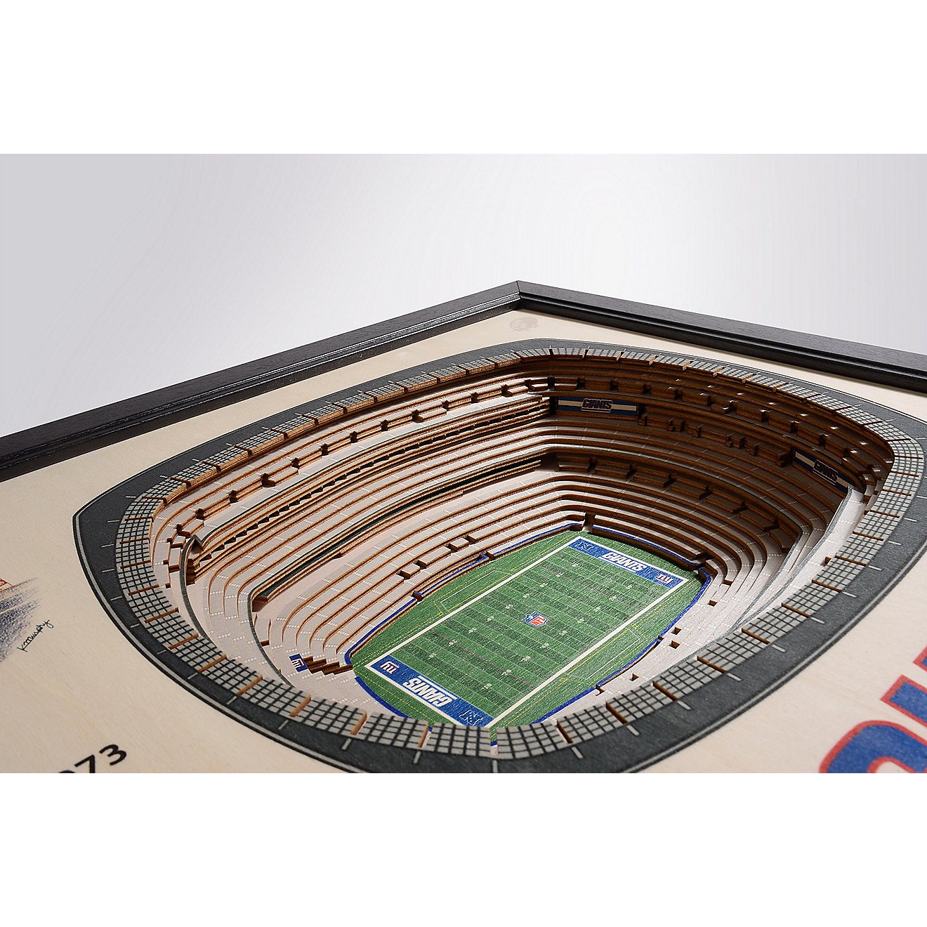 YouTheFan New York Giants 25-Layer StadiumViews 3-D Wall Art                                                                     - view number 3