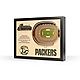 YouTheFan Green Bay Packers 25-Layer StadiumViews 3-D Wall Art                                                                   - view number 1 image