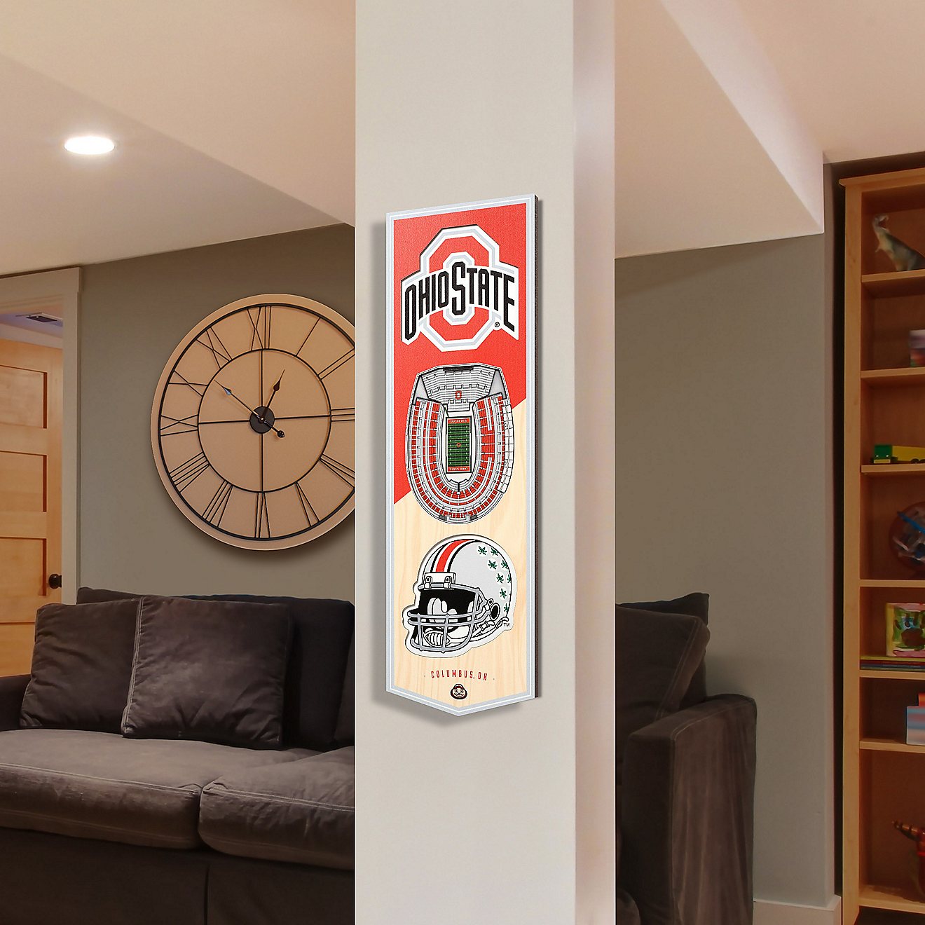 YouTheFan Ohio State University 6 in x 19 in 3-D Stadium Banner                                                                  - view number 2