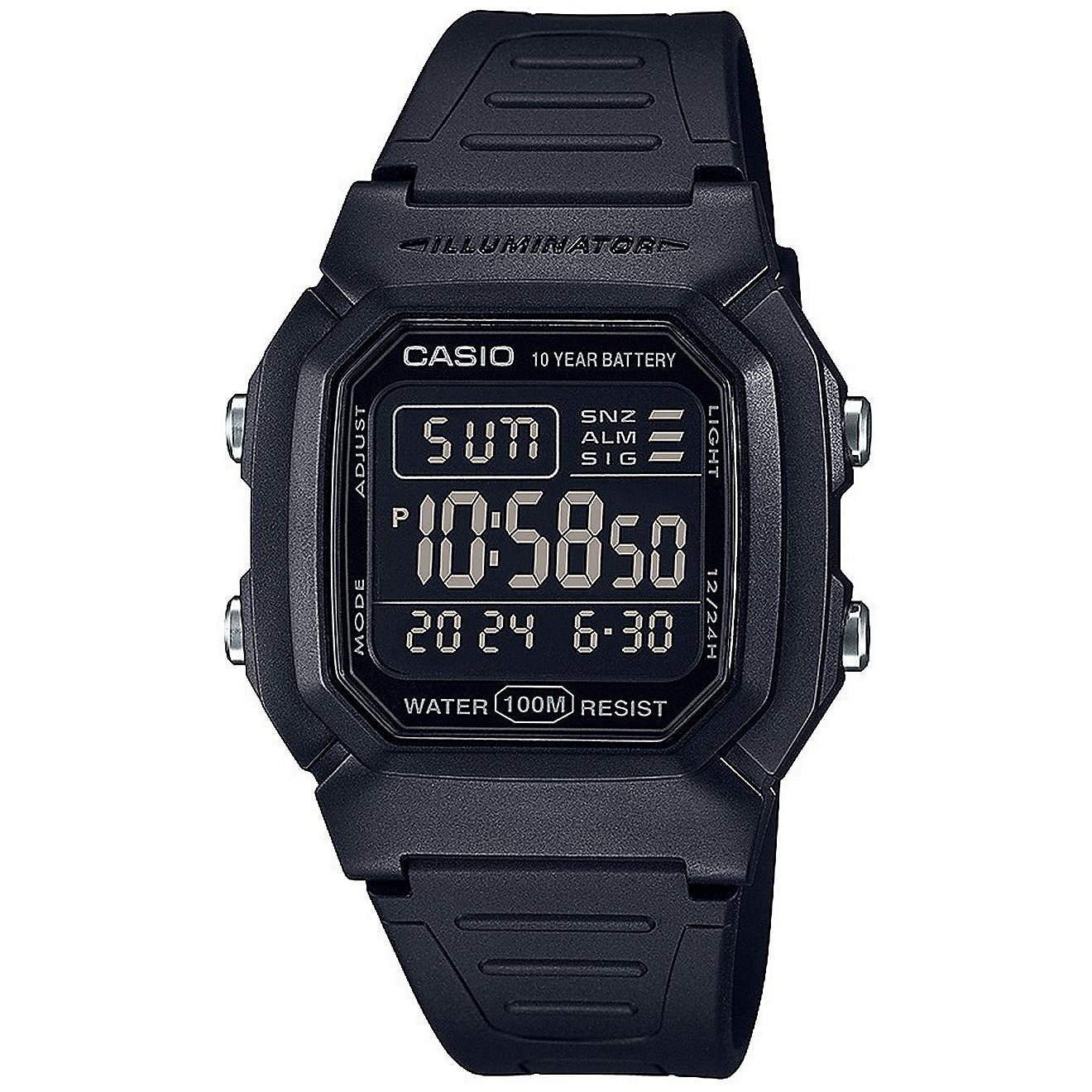 Casio Men's Black-Out Digital Watch                                                                                              - view number 1