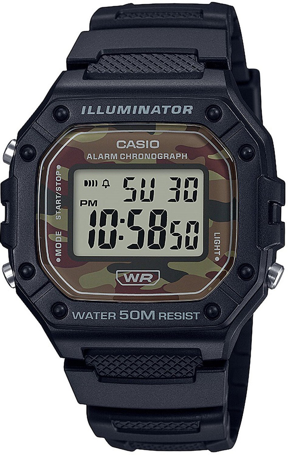 casio square analogue watch