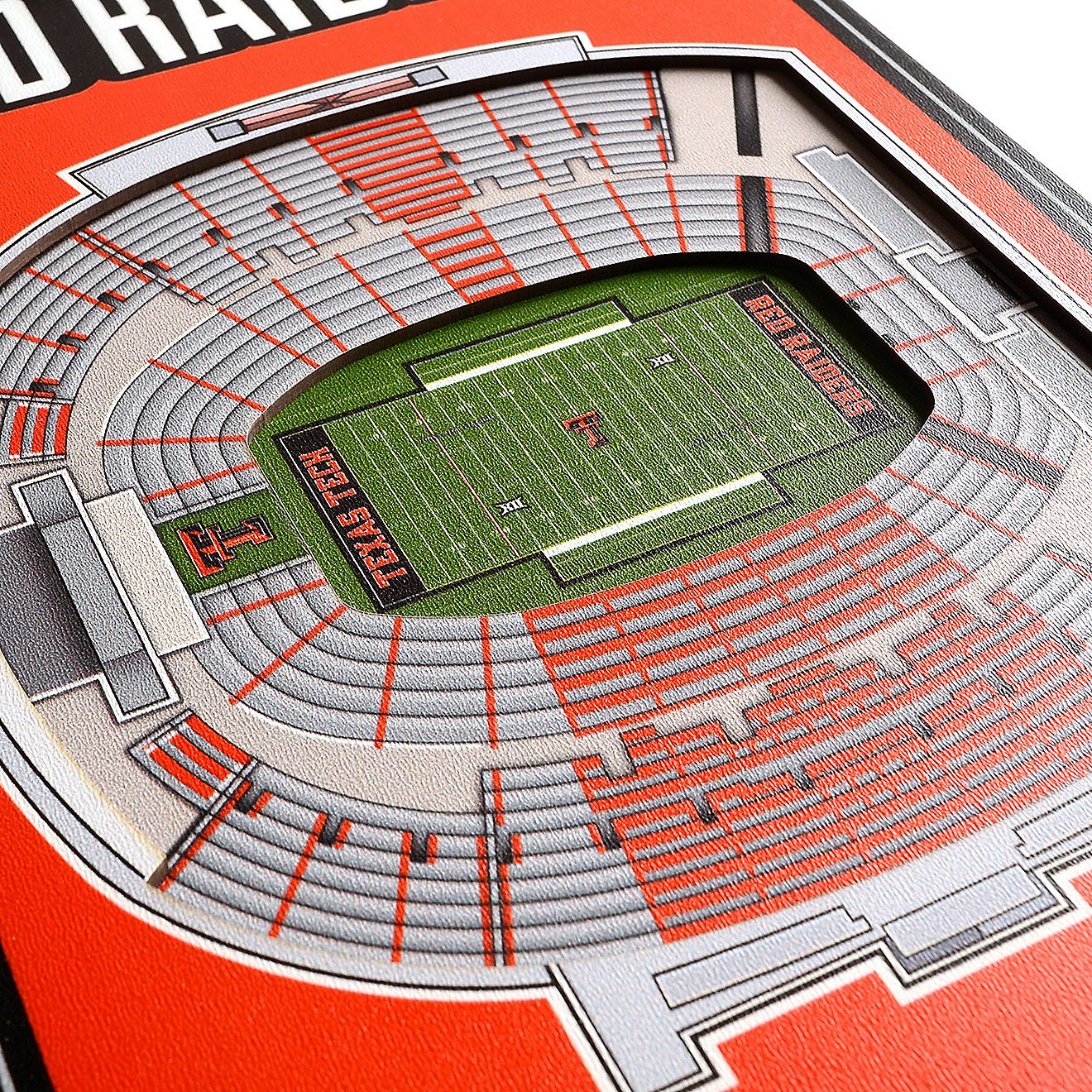 YouTheFan Texas Tech University 8 x 32 in 3-D Stadium Banner                                                                     - view number 3