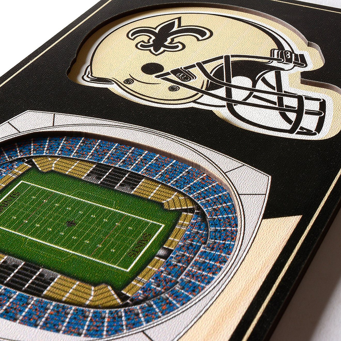YouTheFan New Orleans Saints 6 x 19 in 3-D Stadium Banner                                                                        - view number 3
