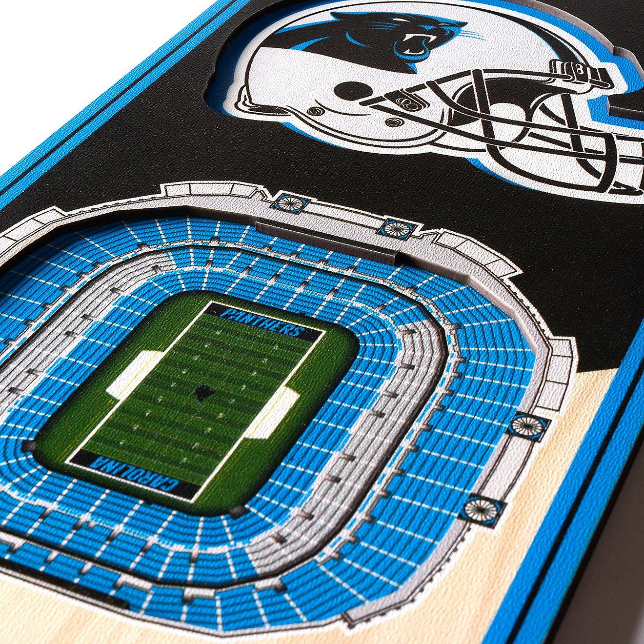 YouTheFan Carolina Panthers 6" x 19" 3-D Stadium Banner                                                                          - view number 3
