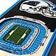 YouTheFan Carolina Panthers 6" x 19" 3-D Stadium Banner                                                                          - view number 3 image