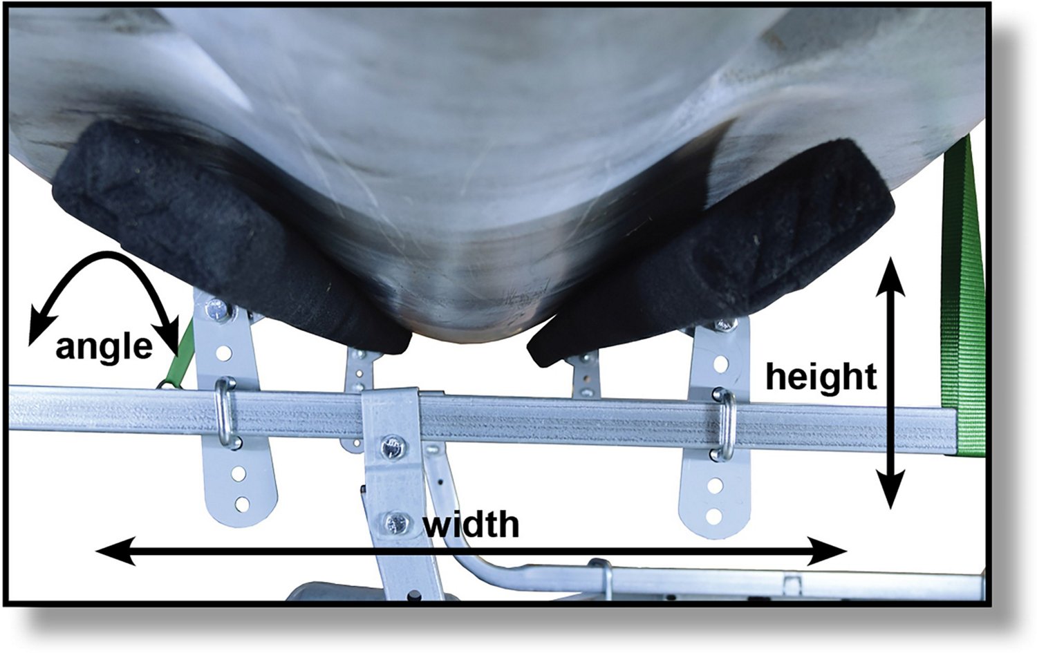 Large Kayak Bunk Kit for Malone Trailers Academy