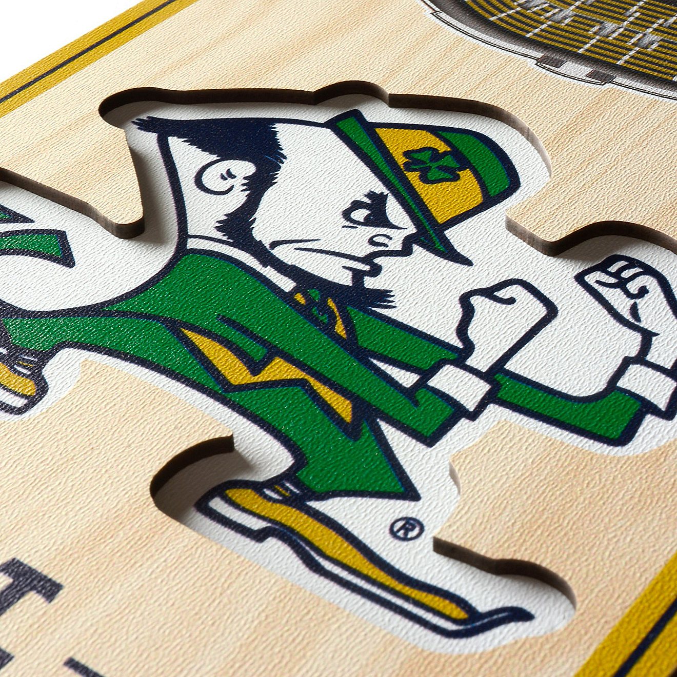 YouTheFan University of Notre Dame 6 in x 19 in 3-D Stadium Banner                                                               - view number 4