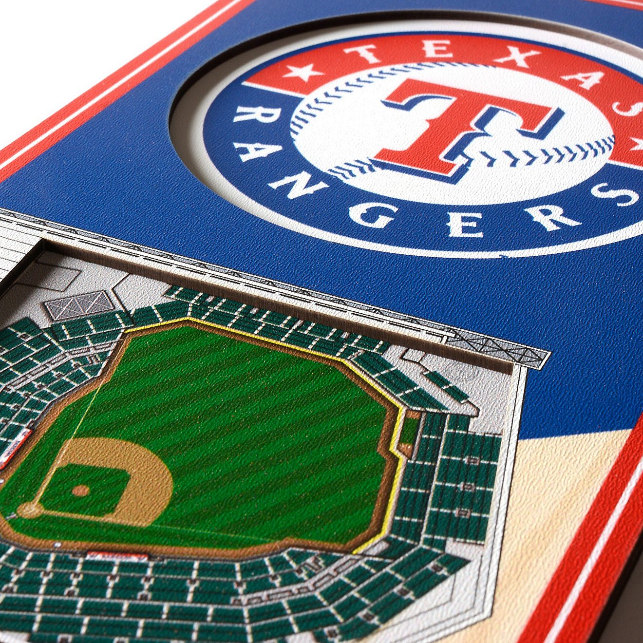 YouTheFan Texas Rangers 6 x 19 in 3-D Stadium Banner                                                                             - view number 3